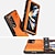 olcso Samsung-tokok-telefon Ügy Kompatibilitás Samsung Galaxy Z Fold 5 Z Fold 4 Z Fold 3 Héjtok Flip Vezeték nélküli töltés támogatása Kitámasztó Egyszínű Páncél TPU PC
