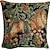 cheap Throw Pillows,Inserts &amp; Covers-William Morris Double Side Pillow Cover 4PC Soft Decorative Square Cushion Case Pillowcase for Bedroom Livingroom Sofa Couch Chair