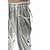 cheap Historical &amp; Vintage Costumes-Men&#039;s Pants Cargo Pants Loose Pants Hip Hop Dance Costumes Shiny Metallic 1980s Silver Golden