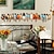 baratos Adesivos de Parede Decorativos-Adesivos de parede de animais de pássaros de cor 3d para decoração de casa decalque de parede 1 peça