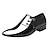 ieftine Saboți și Mocasini Bărbați-Bărbați Oxfords Mărime Plus Size Pantofi din piele lacuita Afacere Casual În aer liber Zilnic Microfibre Respirabil Dantelat Negru Alb Roșu-aprins Vară Primăvară