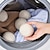 baratos Utensílios de Casa de Banho-Bolas de secador de lã reutilizáveis, amaciante de lavanderia para casa, kit de bolas de secador de lã, acessórios úteis para máquina de lavar