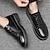cheap Men&#039;s Oxfords-Men&#039;s Shoes Oxfords Derby Shoes Formal Shoes Lug Sole Tuxedos Shoes Walking Business Daily Office &amp; Career Leather PU Waterproof Breathable Loafer Black Summer Spring