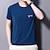 cheap Men&#039;s Casual T-shirts-Men&#039;s T shirt Tee Plain Crew Neck Sports Holiday Short Sleeve Clothing Apparel Casual Comfortable