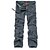 economico Pantaloni cargo-Per uomo Pantaloni cargo Pantaloni Pantaloni da paracadute Multi tasca Tinta unica Lunghezza intera Ufficio Per uscire Cotone Di tendenza Streetwear Erba verde militare Verde terroso Media elasticità