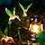 ieftine Fâșii LED-Lumini solare pentru pasăre colibri 5m 20 leduri în aer liber lumini zâne impermeabile grădină de Crăciun petrecere de nuntă copac de grădină decorare peisaj balcon