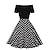 halpa Historialliset ja vintage-asut-50-luvun a-line mekko retro vintage 1950-luvun swing mekko flare mekko naisten puku vintage cosplay rento päivittäinen mekko