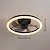 cheap Ceiling Fan Lights-Ceiling Fan with Lights 19.7&quot; Dimmable LED 3 Color 6 Speeds Timing Reversible Blades with Remote Control, Household Fan Chandelier, indoor Low Profile Flush Mount Ceiling Fan