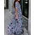 cheap Maxi Dresses-Women&#039;s Swing Dress Print Dress Long Dress Maxi Dress Streetwear Casual Floral Print Outdoor Holiday Going out V Neck Short Sleeve Dress Loose Fit Black White Red Spring S M L XL XXL