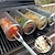 halpa grillit ja ulkona ruoanlaitto-pyörivä grillikori - sus304 ruostumattomasta teräksestä valmistettu grilli keittogrilli - ulkona pyöreä bbq nuotiokrilli - retkeilypiknik-astiat