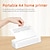 preiswerte Intelligente Geräte-Tragbarer Minidrucker Bluetooth HD A4 Thermopapier Kartendurchzug Hausaufgabenpapiere Tintenloser Drucker