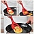 ieftine Ustensile Ou-2 în 1 clește antiaderent pentru mâncare multifuncțional ou prăjit pentru gătit clătite spatulă omletă grătar clemă de bucătărie cocina