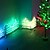 cheap Pathway Lights &amp; Lanterns-8pcs/1set RGB Color Changing Outdoor Remote Control Christmas Tree Fence Lights Christmas Christmas Decoration