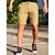 cheap Men&#039;s Shorts-Men&#039;s Shorts Chino Shorts Bermuda shorts Khaki Shorts Plaid Pocket Comfort Breathable Cotton Blend Outdoor Daily Going out Casual Khaki