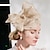 cheap Fascinators-Fascinators Kentucky Derby Hat Headwear Flax Feather Top Hat Sinamay Hat Party Elegant British With Feather Bowknot Headpiece Headwear Special Occasion