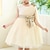 cheap Floral Dresses-Kids Girls&#039; Dress Sequin Butterfly Sleeveless Performance Cute Polyester Summer 4-13 Years White Champagne