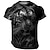 お買い得  男性の 3d t シャツ-男性用 Tシャツ グラフィック 動物 虎 クルーネック 衣類 3Dプリント アウトドア 日常 半袖 プリント ヴィンテージ ファッション デザイナー