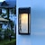 economico Applique per esterni-Lampada Da Parete A Led Solare Per Esterni Impermeabile Luce Paesaggio Villa Ingresso Giardino Luce Di Fascia Alta Stile Moderno Decorazione Cortile Luce Notturna Solare