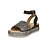 cheap Women&#039;s Sandals-Women&#039;s Sandals Summer Round Toe Flat Heel Walking Shoes Casual Ankle Strap Glitter Solid Color Black Silver Champagne