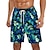levne pánské boxerské plavky-pánské plavecké kufry rychlé suché plážové palubní šortky se stahovací šňůrkou lehké s pružným pasem a kapsami