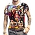 cheap Everyday Cosplay Anime Hoodies &amp; T-Shirts-One Piece Monkey D. Luffy Roronoa Zoro Cartoon Sportswear Back To School Anime 3D Harajuku Graphic For Men&#039;s Adults&#039; Back To School 3D Print