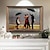 cheap Famous Paintings-Handmade Oil Painting Canvas Wall Art Decoration Singing Butler Famous for Home Decor Rolled Frameless Unstretched Painting
