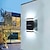 preiswerte Außenwandleuchten-2 Stück Solar-LED-Wandleuchten für den Außenbereich, wasserdichte Zaunleuchten für Garten, Garage und Wege