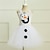 preiswerte Kostüme aus Film und Fernsehen-Frozen Olaf Tutu Kleid Prinzessin Thema Party Kostüm Mädchen Film Cosplay Freizeitkostüm Party weißes Kleid Kindertag Maskerade Organza