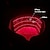 billige Lichaamsmassage-rød &amp; infrarødt led lys skjønnhetsbelte led varm pute massasje 660nm/850nm midje varmepute reduserer hevelser