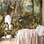 billiga natur &amp; landskap tapeter-3d skog väggmålning landskap tapet klistermärke skala och sticka borttagbart pvc/vinyl material självhäftande/häftande krävs väggbeklädnad dekor för vardagsrum kök badrum
