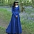 cheap Historical &amp; Vintage Costumes-Retro Vintage Medieval Renaissance Dress Tunic Dress Lady Viking Ranger Elven Women&#039;s Halloween Casual Daily LARP Ren Faire Dress