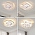 baratos Candeeiros Ventoinhas de Teto-ventiladores de teto com luzes embutidas ventilador de teto interno de baixo perfil, ventiladores de teto sem pás reguláveis de 21&quot; com controle remoto, smart 3 cores 6 velocidades reversíveis