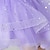 abordables Robes de fête-Enfants filles robe sequin tulle robe robe midi performance paillettes col rond sans manches robe élégante 3-13 ans été or