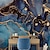 preiswerte Zusammenfassung &amp; Marmor Wallpaper-Coole Tapeten, blaue Tapete, Wandbild, abstrakter Marmor, Wandverkleidungsaufkleber, abziehen und aufkleben, entfernbares PVC/Vinyl-Material, selbstklebend/Kleber erforderlich, Wanddekoration für