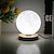 cheap Bedside Lamp-3D Moon Night Light Table Lamp Mode Switching Halloween Christmas Power Plug 1PC AC85-265V