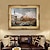 cheap Famous Paintings-Handmade Oil Painting Canvas Wall Art Decoration Italian Classical Paintings Canaletto Boat racing on the Grand Canal for Home Decor Rolled Frameless Unstretched Painting