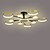 abordables Luces de techo regulables-luz colgante led regulable diseño sputnik formas geométricas ajustables montaje empotrado luces de techo 10 luces 39 &quot;candelabros colgantes para sala comedor cocina 220-240v