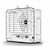 preiswerte Ventilator-Tragbares Sommerhaus USB-Klimaanlage Kühlerlüfter Mini-Luftbefeuchter Luftreiniger 3 in 1 mit Telefonhalter Geschwindigkeit einstellen