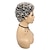 abordables Pelucas de máxima calidad-pelucas rizadas afro grises ombre cortas para mujeres negras peluca rizada rizada rubia mezclada gris pelucas sintéticas de aspecto natural