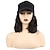 Недорогие Конские хвостики-шляпа парик для женщин короткие волны бейсболка парик с вьющимися волосами парик парик синтетическая волна шляпа регулируемый коричневый черный парик бейсболки