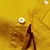 abordables camisas oxford de hombre-Hombre Camisa para Vestido Camisa sin cuello Camisa Oxford Mar azul Blanco Amarillo Manga Larga Plano Escote Chino Primavera &amp; Otoño Boda Exterior Ropa