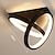 Недорогие Потолочные светильники-светодиодный потолочный светильник 1-светильник 22 см кольцевой дизайн встроенные светильники металлический потолочный светильник для коридора крыльцо бар творческий чердак балконные лампы теплый