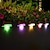 Недорогие Уличные светильники-4 шт., солнечные фонари для забора, открытый водонепроницаемый садовый светильник, двор, забор, ступени, балкон, дорожка, праздничное украшение, освещение, солнечная ночная лампа