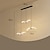 billiga Hängande-led taklampor kök dimbar akrylbelysning 40cm 1/3/4-ljus modern bondgård foajé entré armaturer tak hängande klot över bord 110-240v