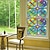 cheap Wall Stickers-100X45cm PVC Frosted Static Cling Stained Glass Film Window Privacy Sticker Home Bathroom Decortion