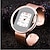 abordables Relojes de Cuarzo-reloj de cuarzo para mujer cuarzo analógico elegante moda casual pulsera creativa aleación de acero inoxidable moda creativa