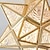 baratos Candeeiros de Teto-luz de teto led 10 &quot;formas geométricas luzes de montagem embutida plástico cobre estilo artístico estilo formal luz de teto para corredor varanda barra criativas lâmpadas de varanda loft 110-240v