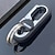 זול תליונים וקישוטים לרכב-מחזיק מפתחות לרכב מחזיק מפתחות מחזיק מפתחות מחזיק מפתחות זכר מותן תלוי טבעת כפולה זוג קל נקבה נירוסטה