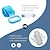 cheap Personal Protection-Silicone Back Scrubber For Shower.Upgrade Body Brush For Men/Women Exfoliating Long Double Side Back Scrubber Shower Brush Deep Clean SPA Massage Skin Care
