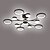 cheap Dimmable Ceiling Lights-LED Pendant Light Dimmable Sputnik Design Adjustable Geometric Shapes Flush Mount Ceilling Lights 10-Light 39&quot; Hanging Chandeliers for Living Room Dinning Room Kitchen 220-240V